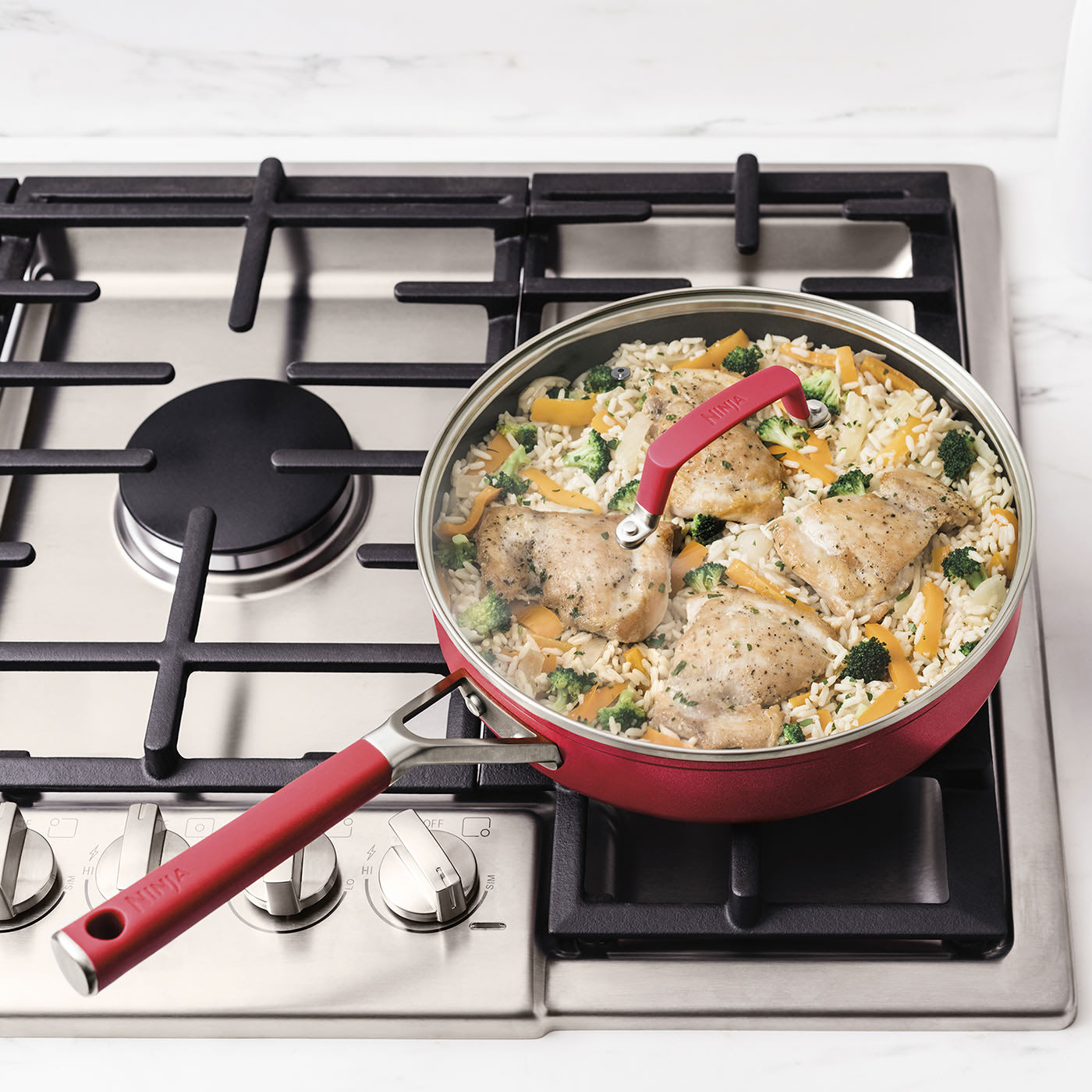 Ninja ZEROSTICK Vivid 26cm Sauté Pan with Lid Ninja UK